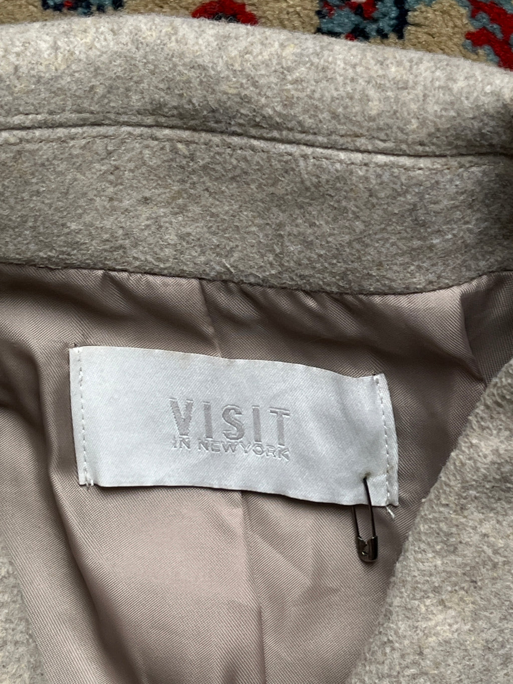 VISIT IN NEW YORK Wool Button-Up Shacket - S