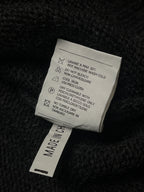 MENTO Charcoal Grey Knit Polo Sweater - M