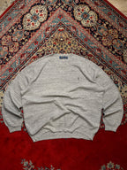 Polo Ralph Lauren Heather Grey Cotton Crewneck Sweater - XL