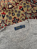 Polo Ralph Lauren Heather Grey Cotton Crewneck Sweater - XL