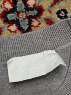 GENTLECOVER Heather Grey Fine Knit Crewneck Sweater - S