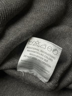 GENTLECOVER Heather Grey Fine Knit Crewneck Sweater - S
