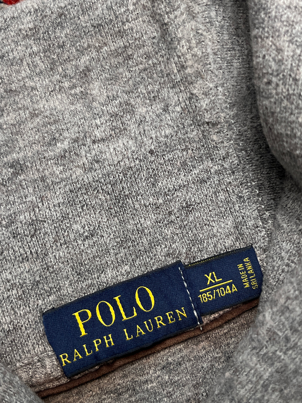 Polo Ralph Lauren Heather Grey Cotton Sweater - L