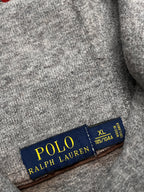 Polo Ralph Lauren Heather Grey Cotton Sweater - L