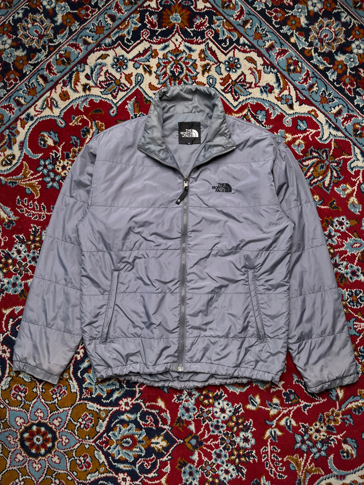 Vintage The North Face Grey Lightweight Insulated Puffer Jacket - L