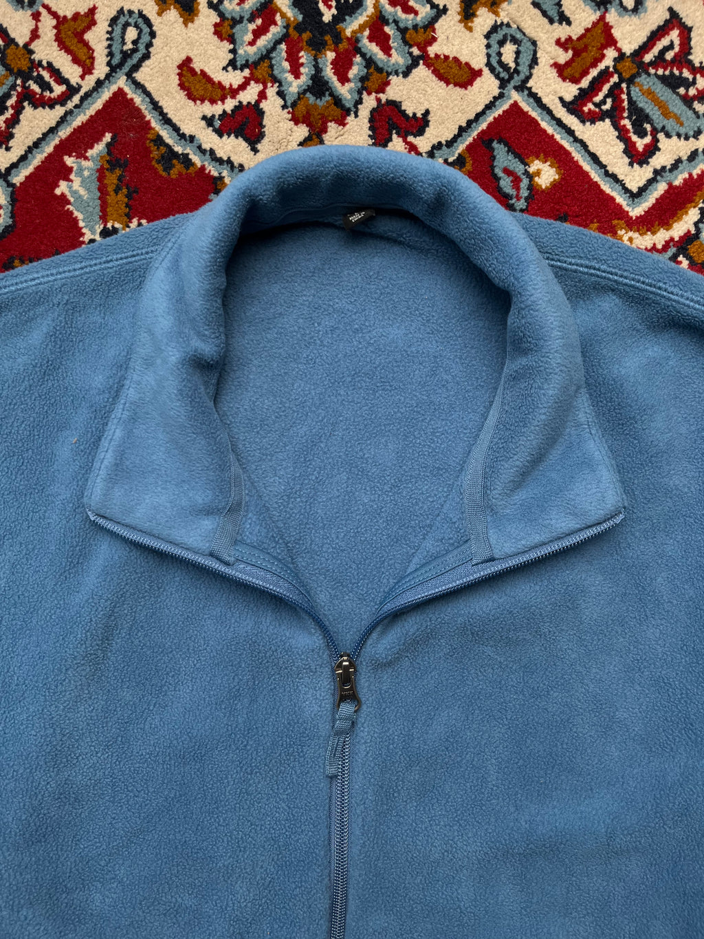 Uniqlo Blue Full Zip High Neck Polar Fleece Jacket - M