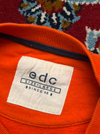 edc by Esprit Bright Orange Casual Crewneck Sweatshirt - L