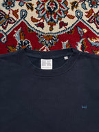Vintage Russell Athletic Navy Blue Crew Neck Sweatshirt - L