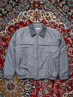 Vintage Grey Insulated Workwear Bomber jacket - XL