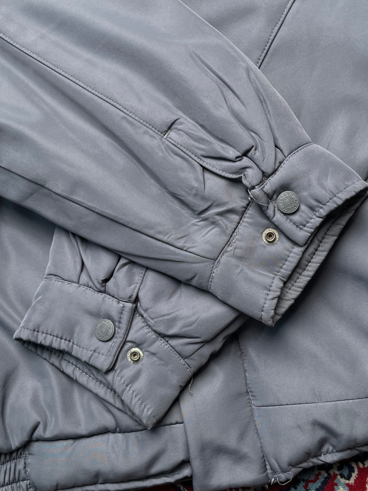 Vintage Grey Insulated Workwear Bomber jacket - XL