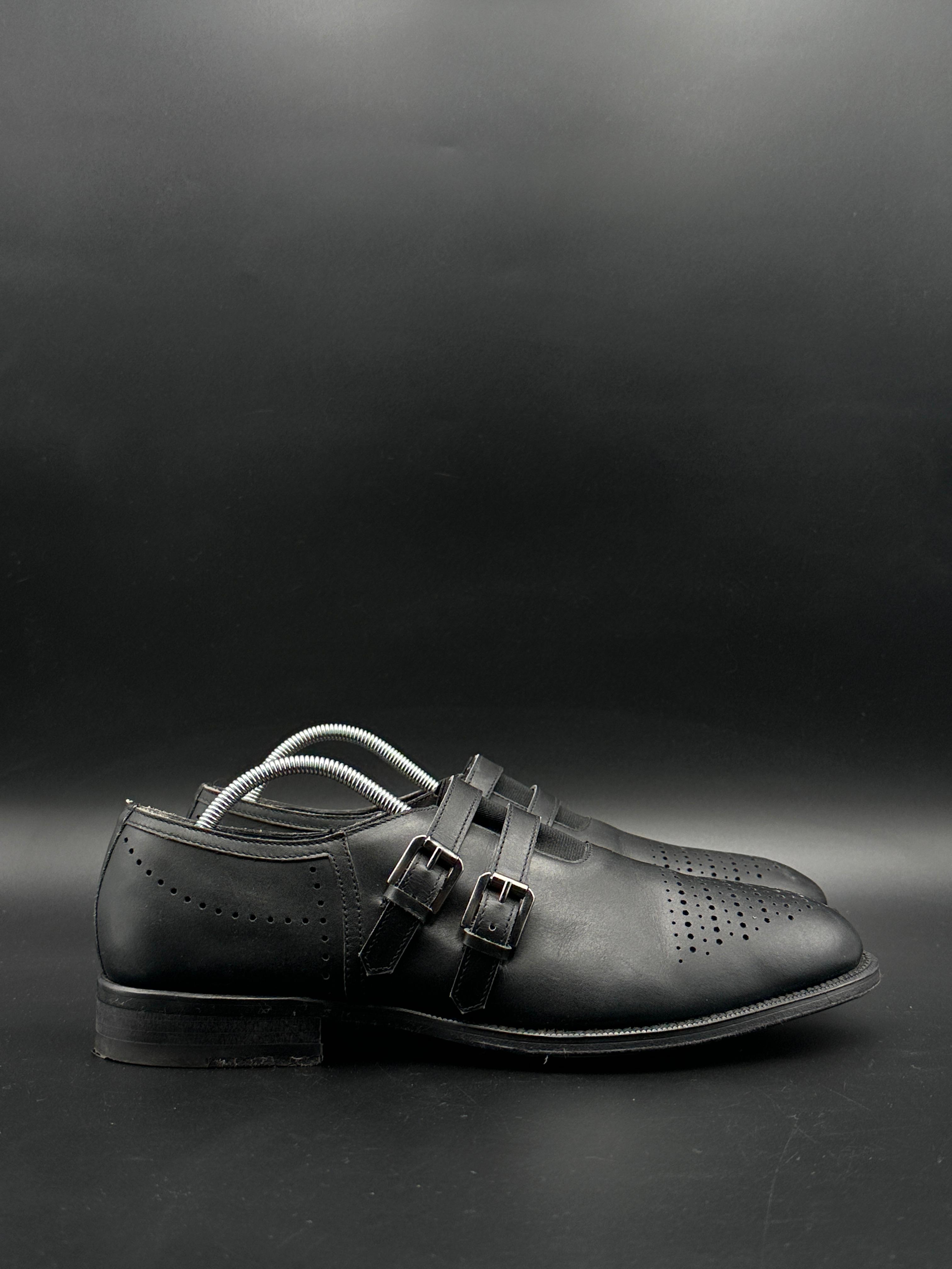 Pollini DOUBLE MONK STRAP SHOES - 43