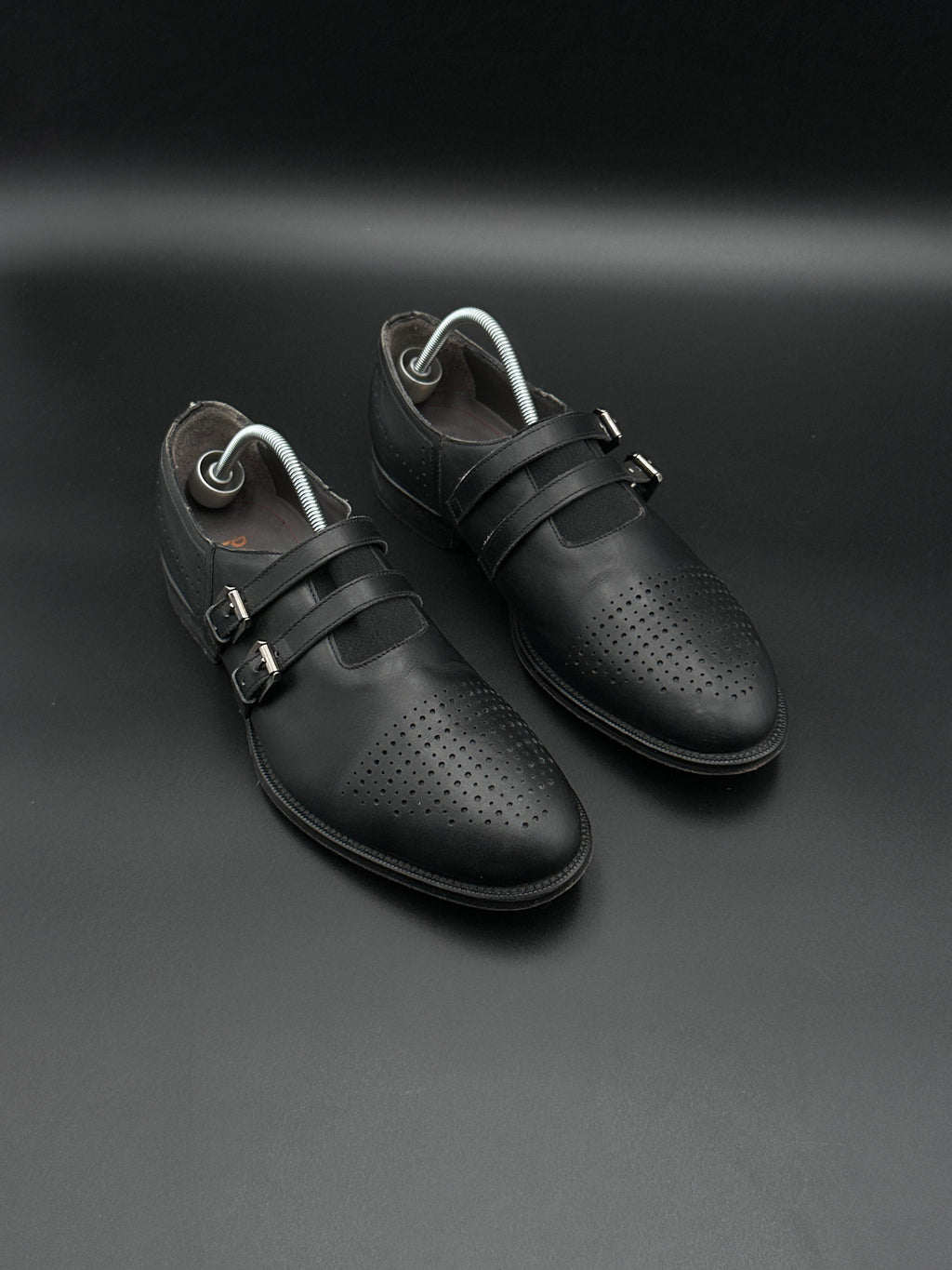 Pollini DOUBLE MONK STRAP SHOES - 43