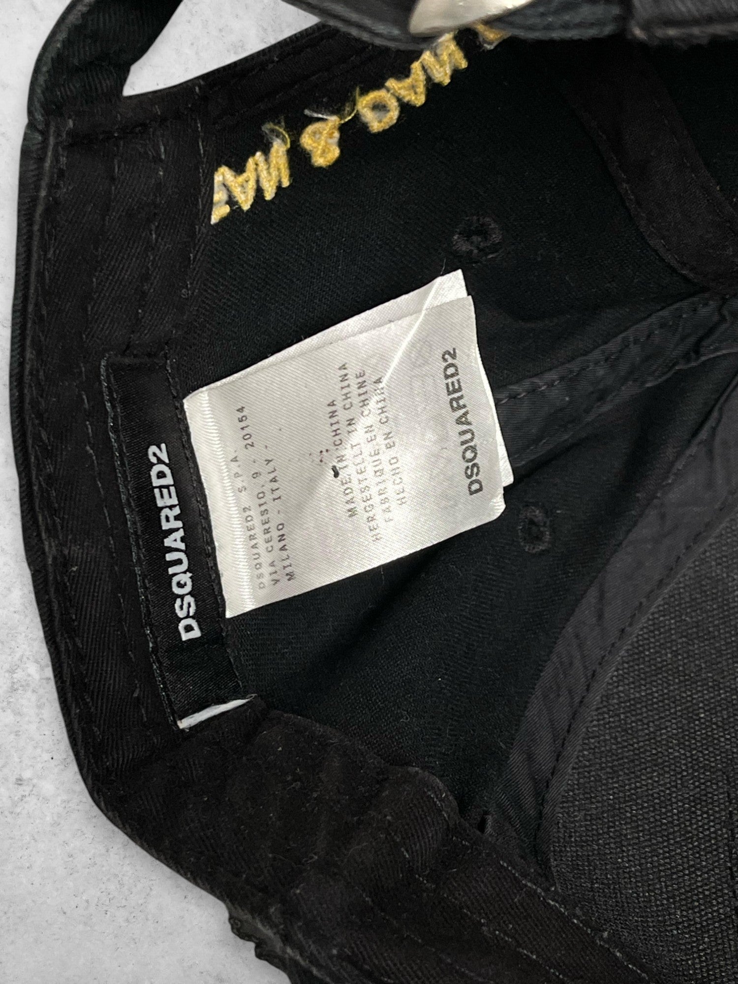 DSQUARED 2 DEAN & DAN TRUCKET HAT