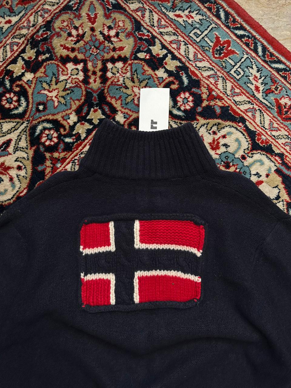 NAPAPIJRI WOOL SLIM FIT ZIPPPER