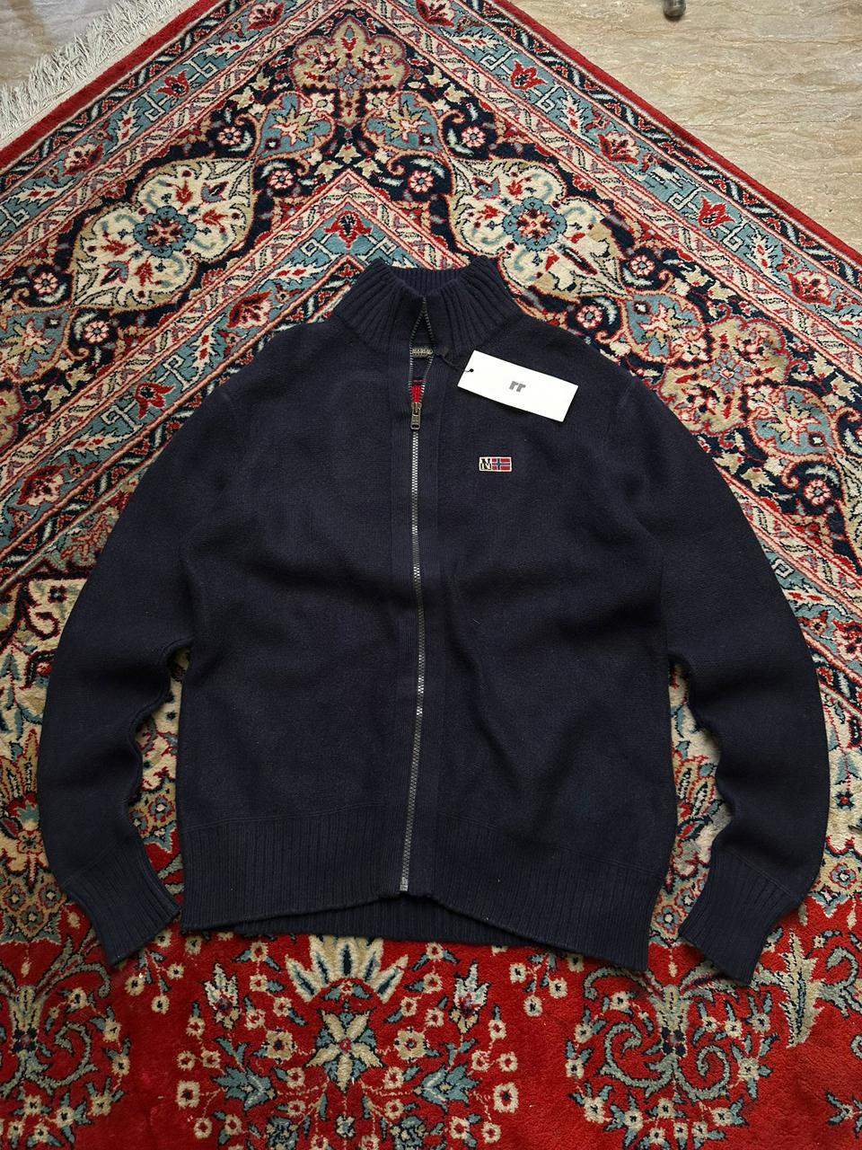 NAPAPIJRI WOOL SLIM FIT ZIPPPER