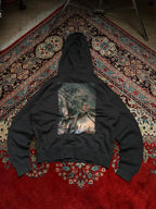 ESSENTIALS FOG GREY FADED RELAXED FIT HOODIE