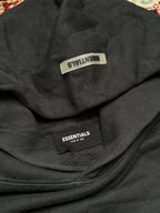 ESSENTIALS FOG GREY FADED RELAXED FIT HOODIE