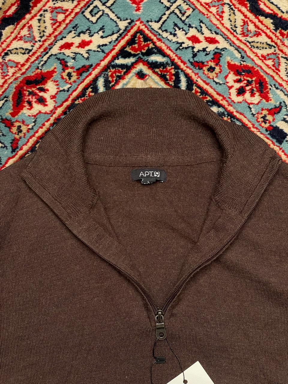 APT.9 SLIM FIT QUARTERZIP