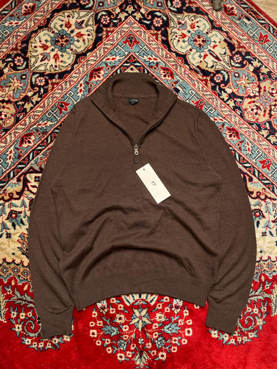 APT.9 SLIM FIT QUARTERZIP