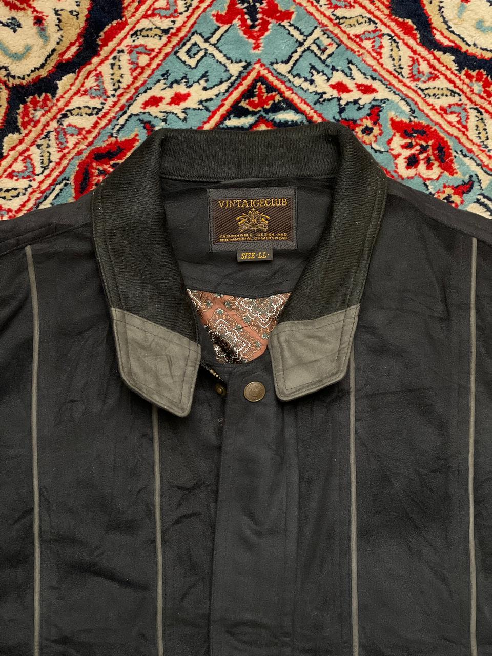 Vinta Iceclub VINTAGE RELAXED SUEDE BOMBER JACKET