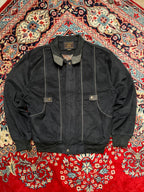 Vinta Iceclub VINTAGE RELAXED SUEDE BOMBER JACKET