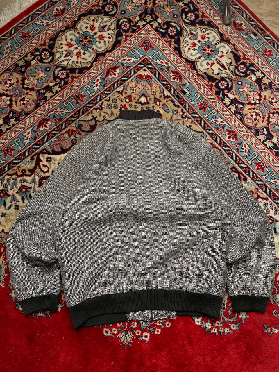 ManStar VINTAGE BOXYFIT TEXTURED WOOL BOMBER JACKET