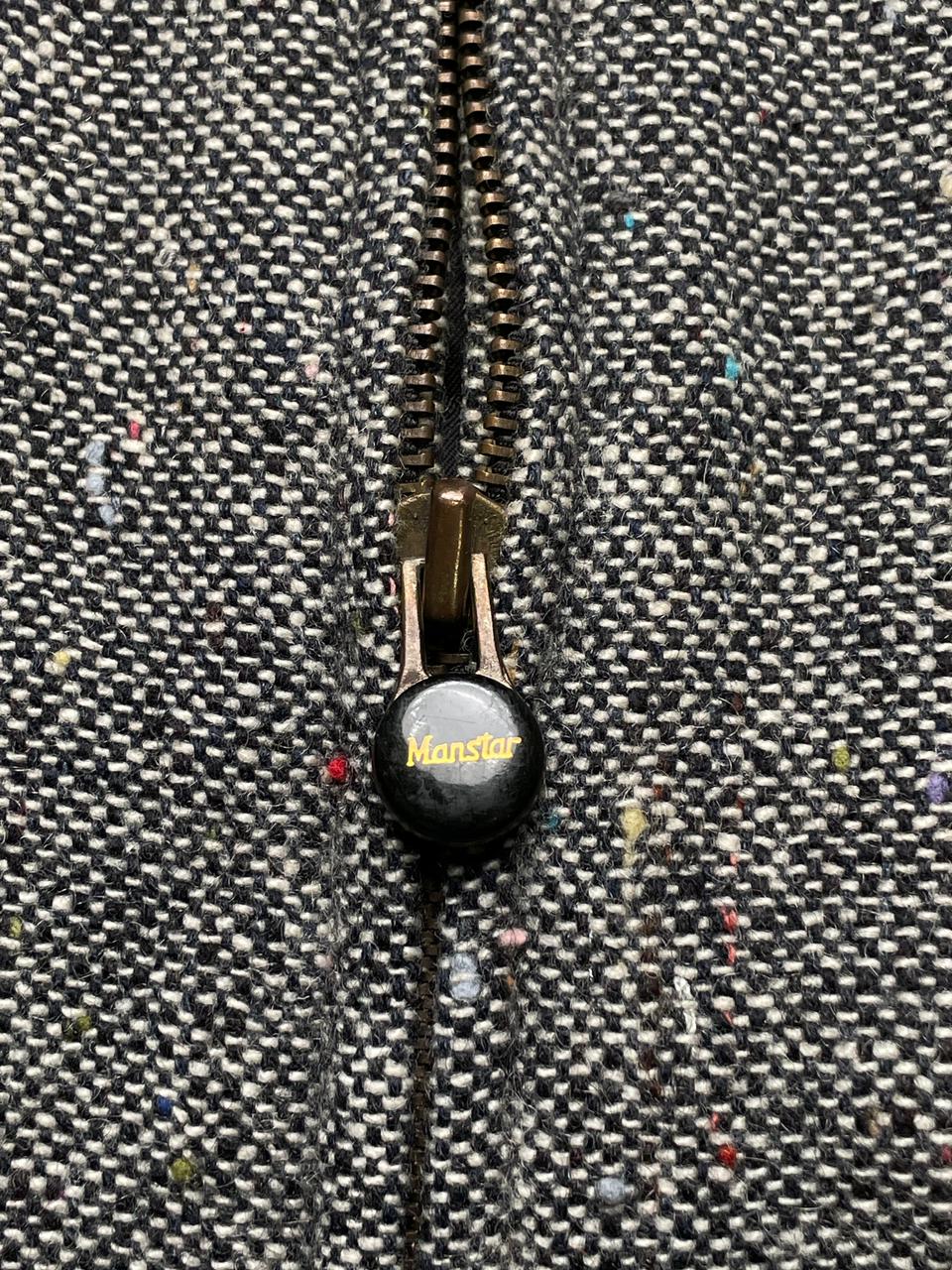 ManStar VINTAGE BOXYFIT TEXTURED WOOL BOMBER JACKET