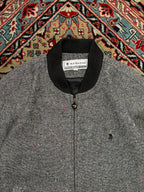 ManStar VINTAGE BOXYFIT TEXTURED WOOL BOMBER JACKET