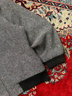 ManStar VINTAGE BOXYFIT TEXTURED WOOL BOMBER JACKET