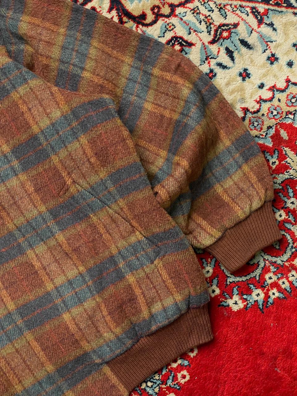 lacoste VINTAGE RELAXED BOXY WOOL BOMBER