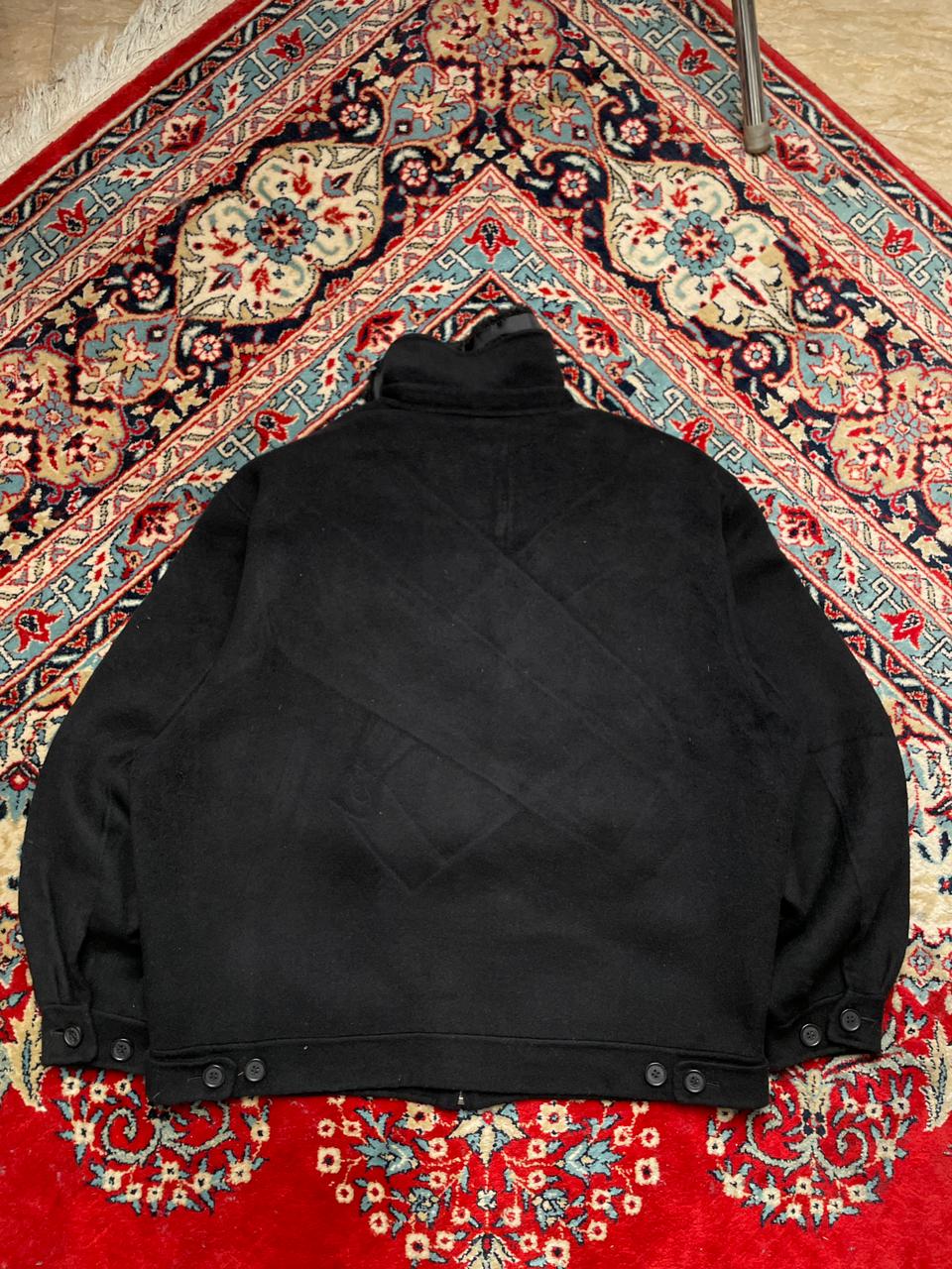 Plongee VINTAGE RELAXED WOOL-FUR  BOXY JACKET