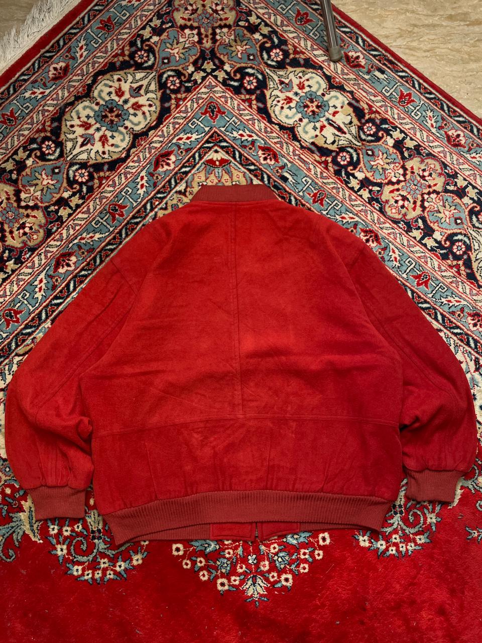 Lacoste VINTAGE BOXY WOOL BOMBER JACKET