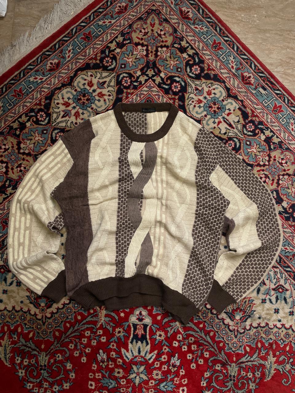 Monsieur Greco KNITTED TEXTURED SWEATER