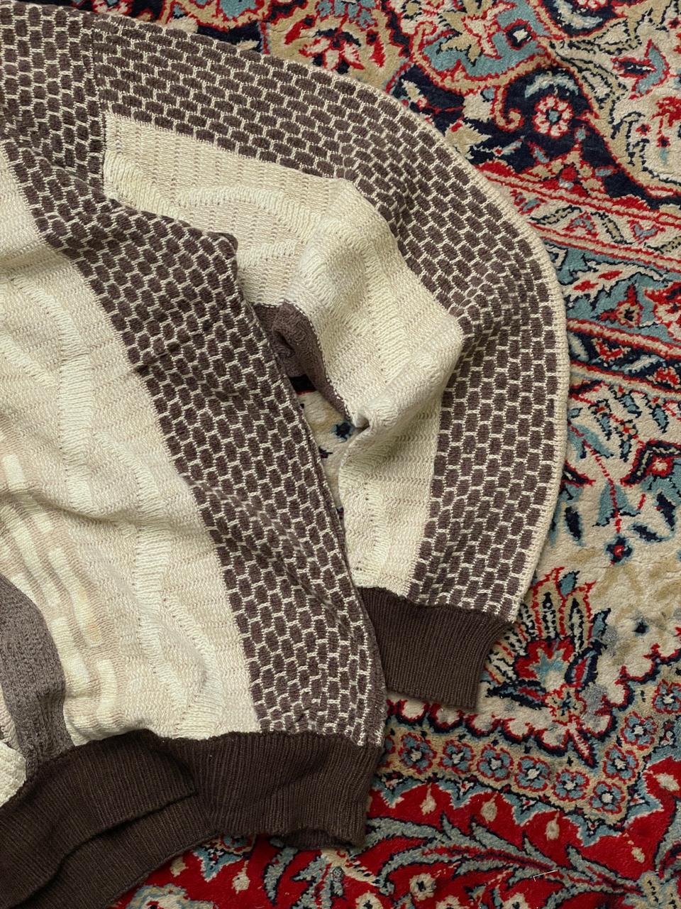 Monsieur Greco KNITTED TEXTURED SWEATER