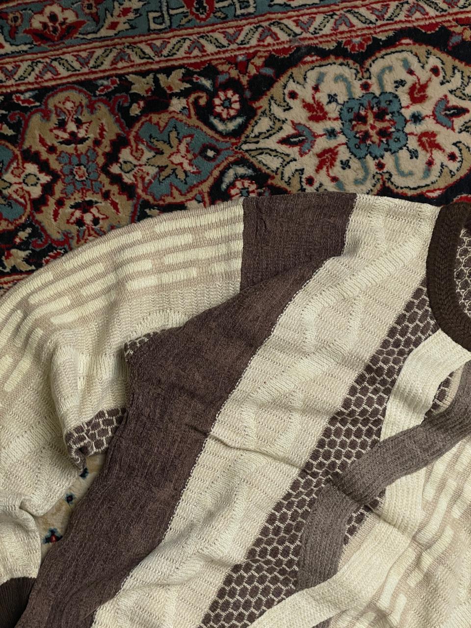 Monsieur Greco KNITTED TEXTURED SWEATER