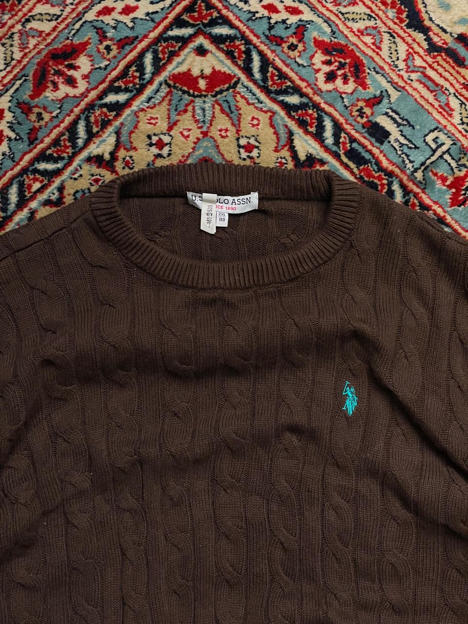US POLO ASSN. KNITTED SLIM FIT SWEATER