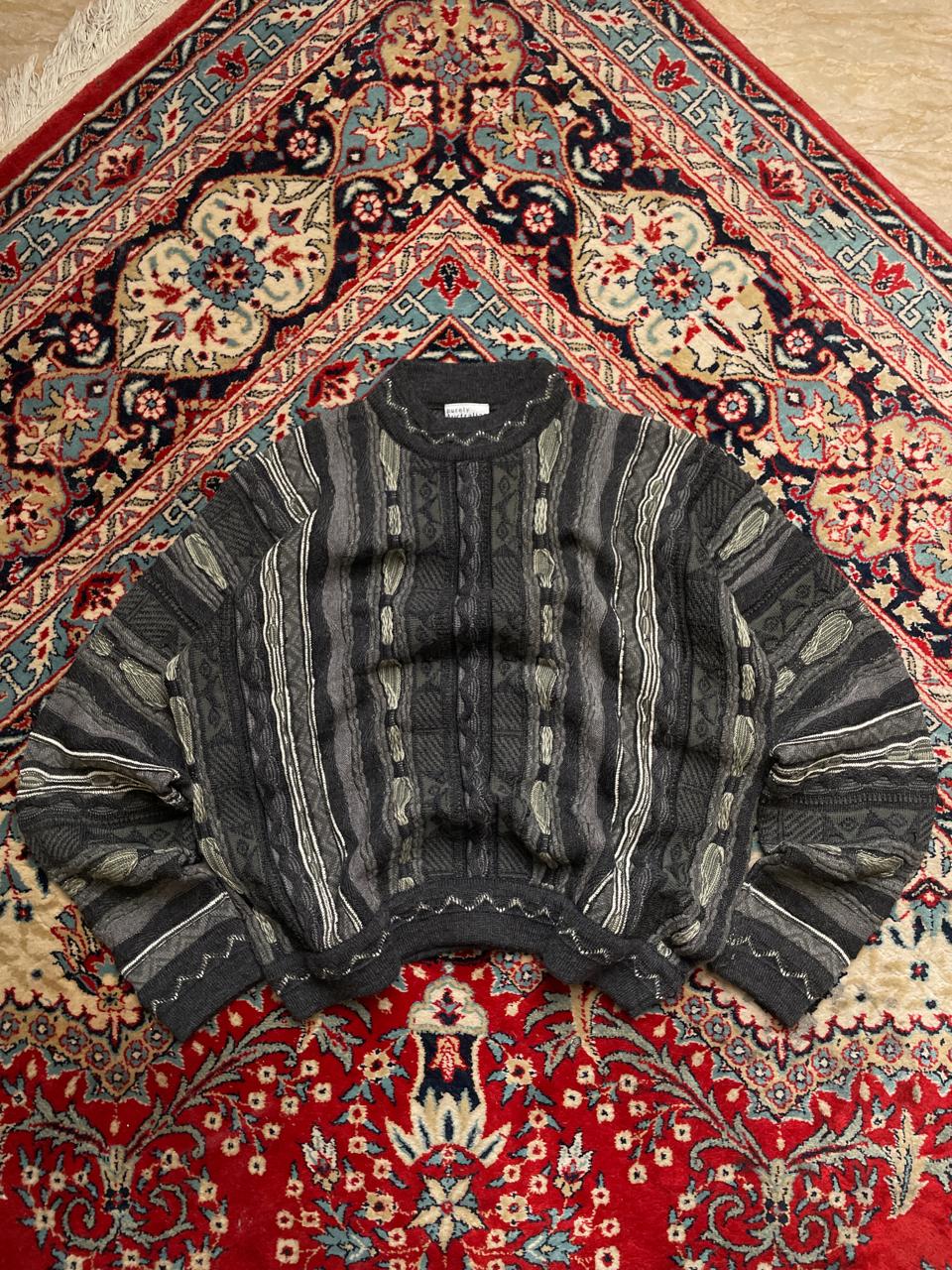 Purely Australian Clothing TEXTURED RELAXED BOXY HANDMADE SWEATER