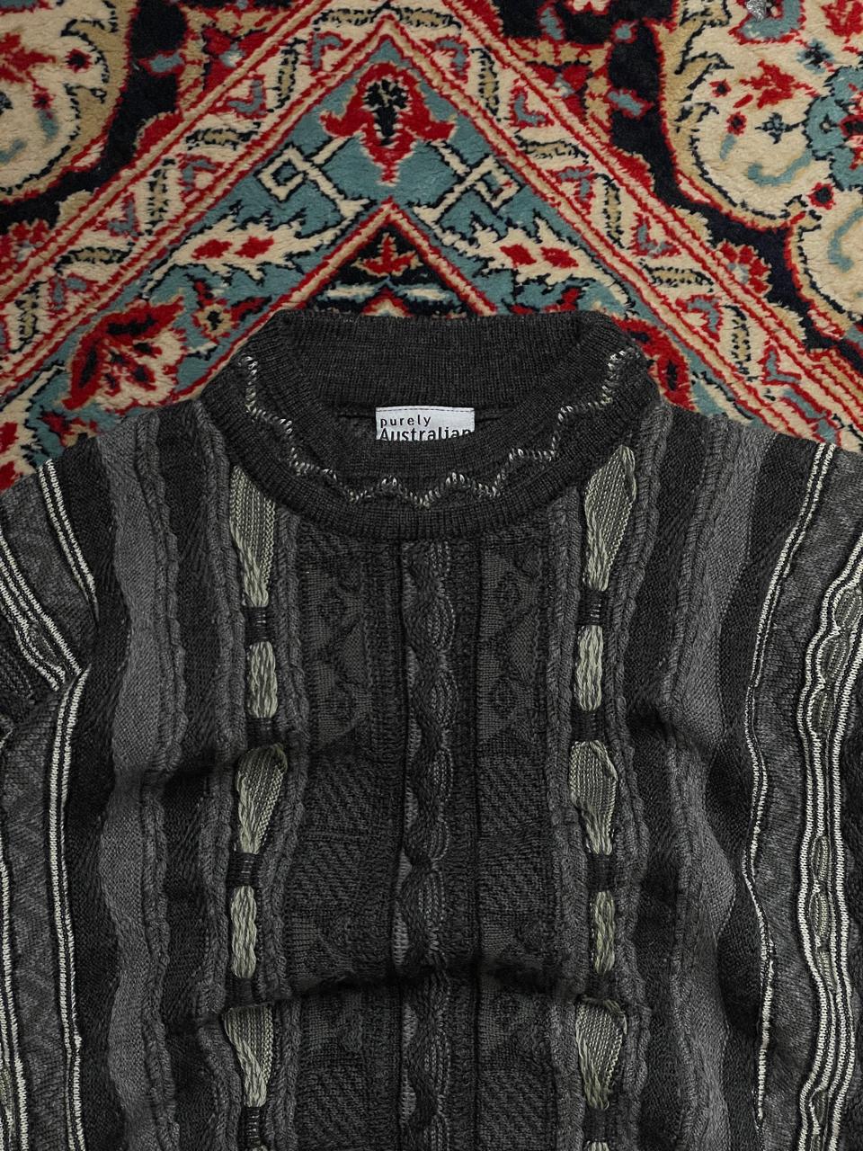 Purely Australian Clothing TEXTURED RELAXED BOXY HANDMADE SWEATER