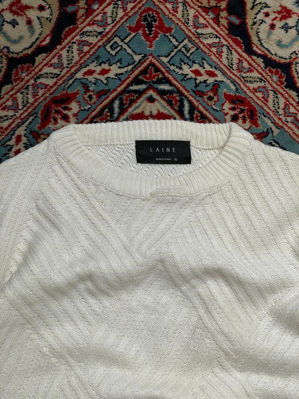 LAINE RELAXED KNITTED TEXTURED SWEATER