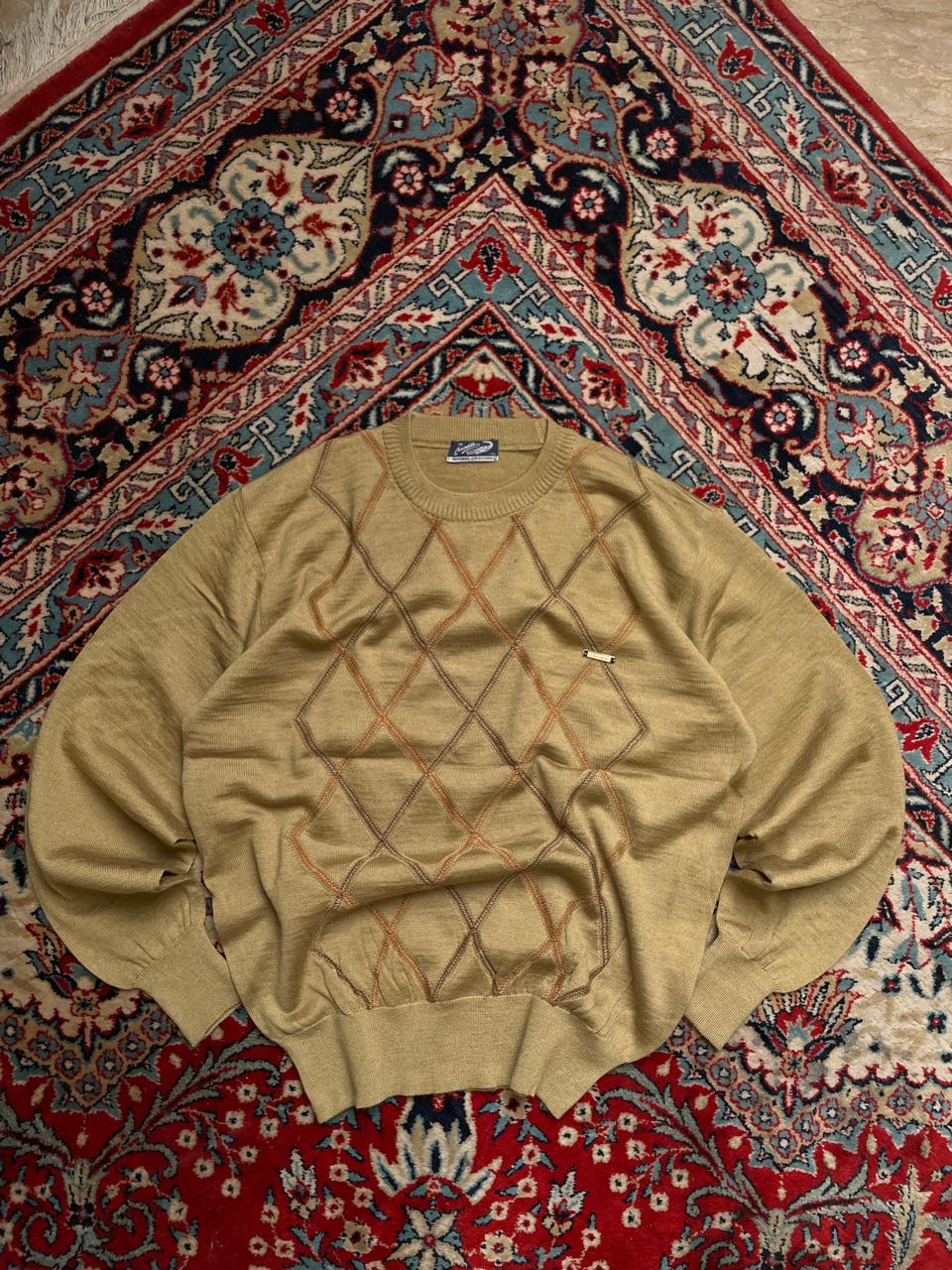 Crocodile VINTAGE KNITTED TEXTURED SWEATER