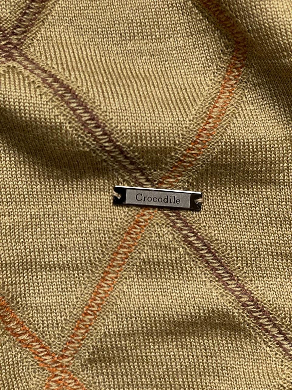 Crocodile VINTAGE KNITTED TEXTURED SWEATER