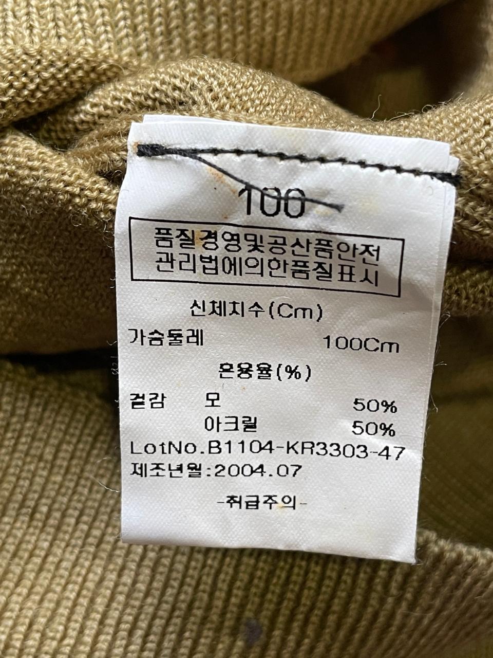 Crocodile VINTAGE KNITTED TEXTURED SWEATER