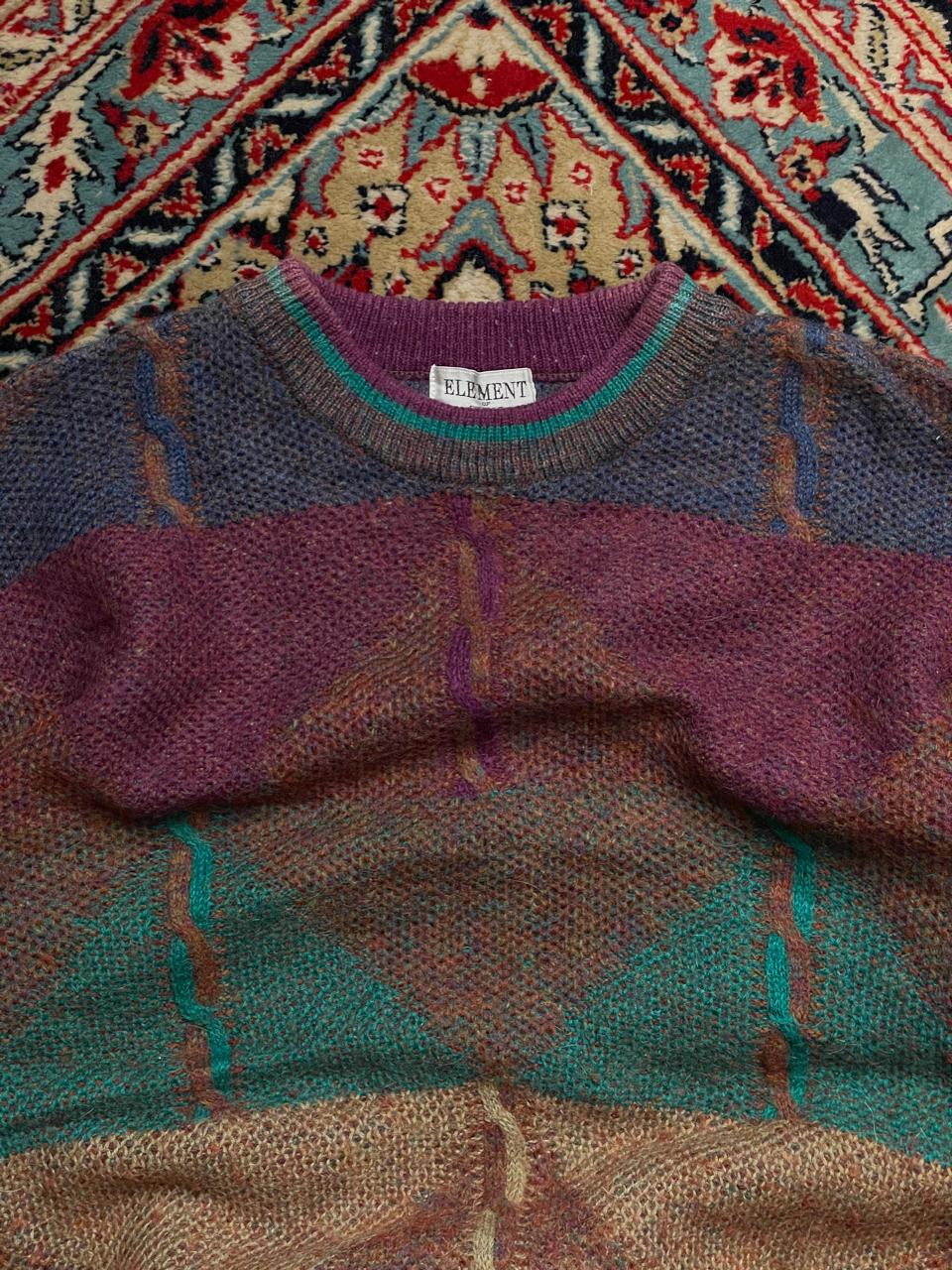 ELEMENT RELAXED FIT PRINTED SWEATER