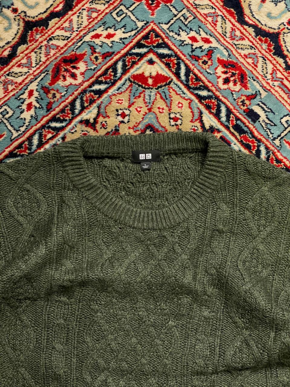 Uniqlo KNITTED TEXTURED SWEATER