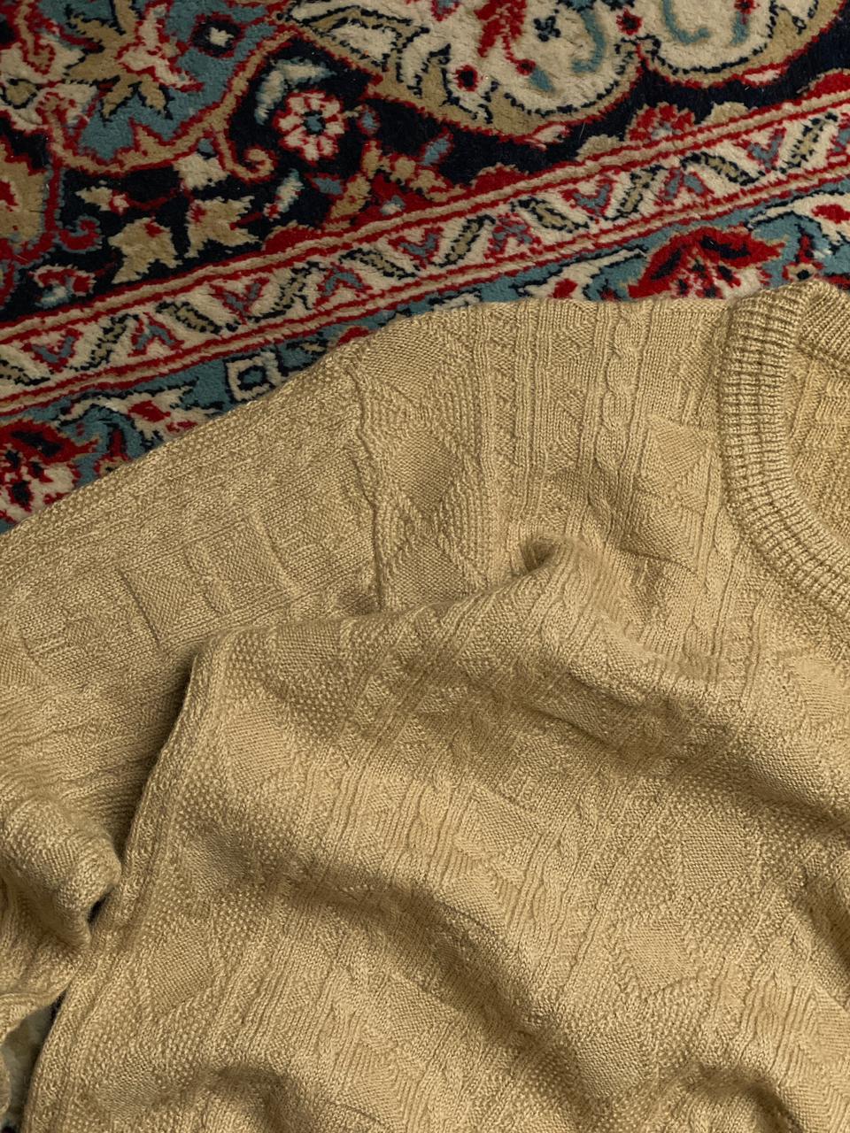 VOLUNT KNITTED TEXTURED SWEATER