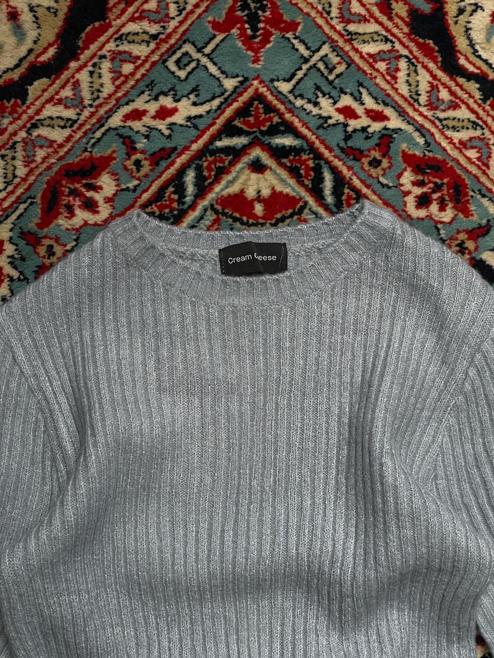 Cream Cheese KNITED FITTED SWEATER