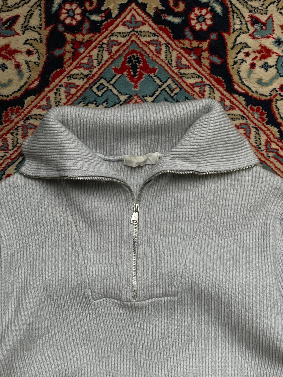 Project W KNITTED QUARTER ZIPPER