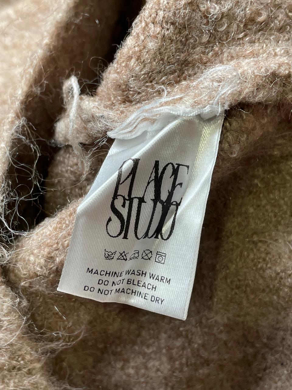 PLACE STUDIO WOMEN CROPPED RELAXED FIT SWEATER