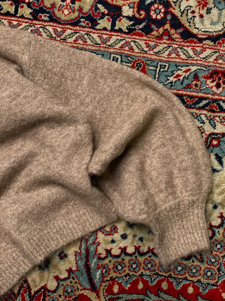 PLACE STUDIO WOMEN CROPPED RELAXED FIT SWEATER