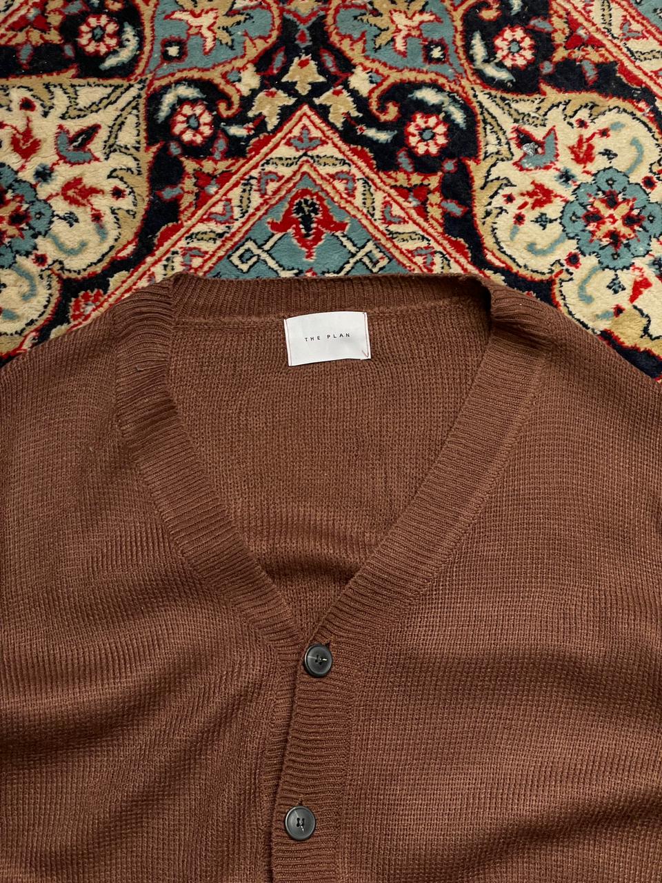 THE PLAN RELAXED BOXY FIT CARDIGAN